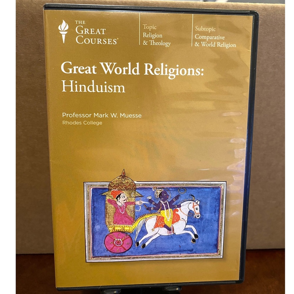 The Great Courses Great World Religions Hinduism 2 DVD Set Mark W Muesse